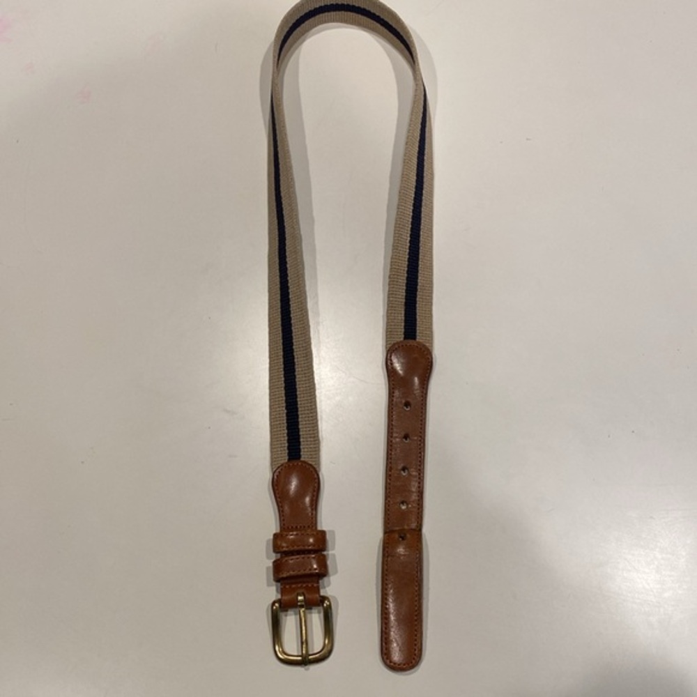 Vtg 90s‎ COACH 3830 linen belt - Picture 2 of 6